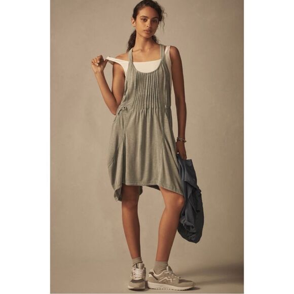 NEW Daily Practice by Anthropologie Light Denim Boardwalk Mini Dress X-Large - Picture 1 of 8